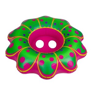 Poolmaster Swimming Pool Inflatable Flower Baby Rider Float - Pink - 1 of 4