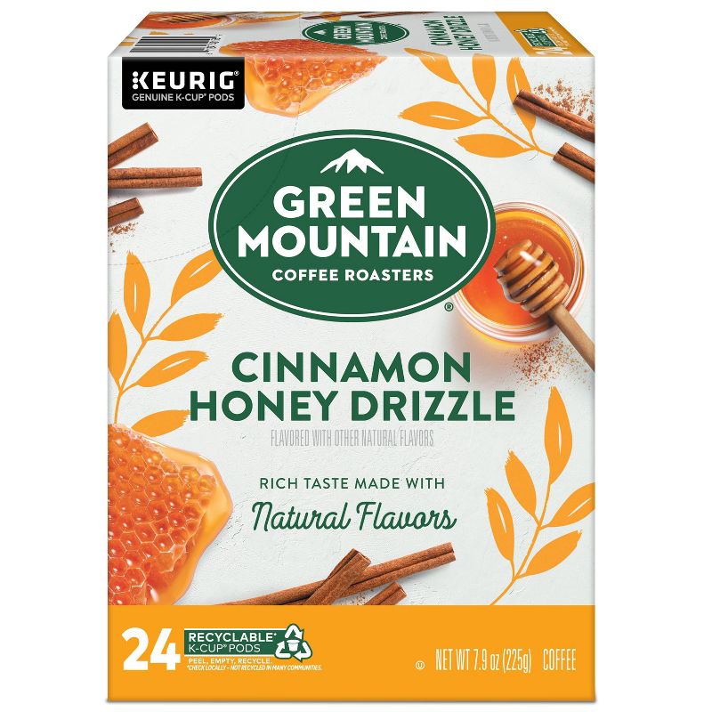 Green Mountain Cinnamon Honey Drizzle Light Roast Coffee Pods - 7.9oz/24ct, 3 of 9