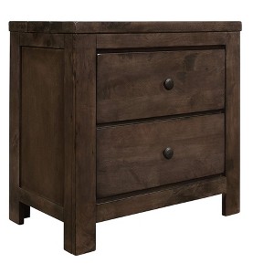 Wallace & Bay Bonilla Nightstand, Gray Brown - 1 of 4