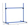 4 Piece Dog Agility Training Set with Adjustable Jump Bars for Small Dogs Portable Obstacle Course with Carry Bag for Backyard - LAOTIES - 2 of 4