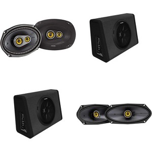 Kicker (2) 11PT250 Powered Truck Enclosure & 50CSC4104 4x10", 46CSC6934 6x9" Bundle - 1 of 4