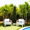 Nearly Natural 7-ft Double Pond Cypress Spiral Topiary UV Resistant (Indoor/Outdoor) - 4 of 4