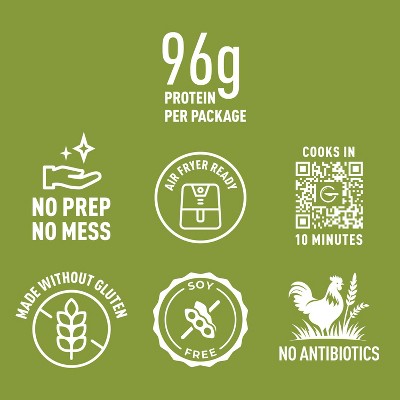 Gourmet Specialty Foods Thai Style Green Curry Chicken Breast Boneless Protein Bites - 16oz