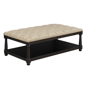 Westfield Tufted Table Ottoman Natural - Picket House Furnishings
