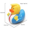 Trump Duck Bath Toy Sound Squeaky Bathroom Shower Water Floating Duck Toy - 2 of 4