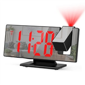 REGALWOVEN Dimmable LED Alarm Clock  Snooze Function 7.3"L x 1.9"W x 3.0"H 1 Pc - 1 of 4