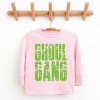 Ghoul Gang Block Distressed - Youth Long Sleeve Graphic T-Shirt - 2 of 4