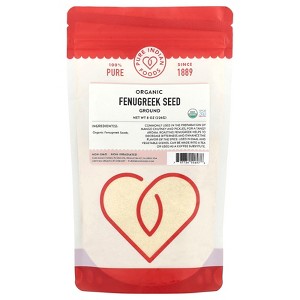 Pure Indian Foods Organic Fenugreek Seed, Ground, 8 oz (226 g) - 1 of 2