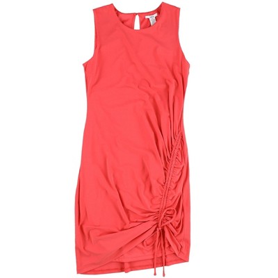 bar III Womens Ruched Bodycon Dress