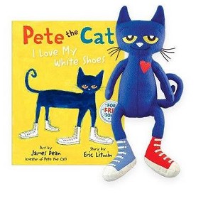 MerryMakers, Inc Pete The Cat Plush And Hardcover Book Set - 1 of 3