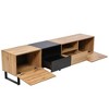 CAVINAS TV Stand for TVs up to 85 Inches,Entertainment Center with Drop Down Door,2 Cabinets and 2 Drawers,TV Stands for Living Room - 2 of 4