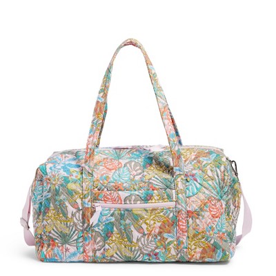 Vera Bradley Women's Pearlized Nylon Large Travel Duffel Bag : Target