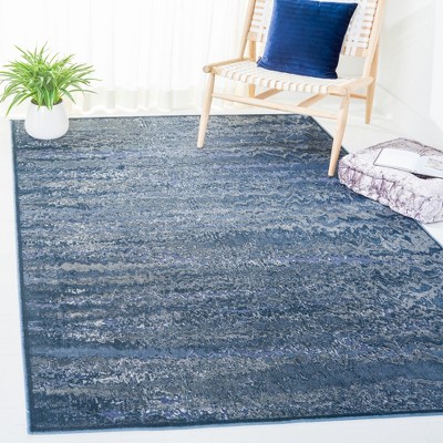 Handmade Black Viscose and Silk Rectangular Rug 39" x 4"