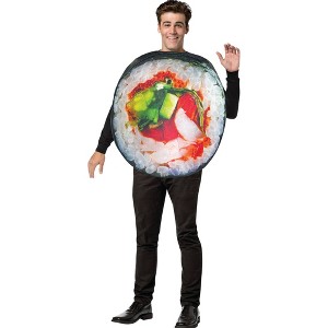 Imposta Costumes Adult Get Real Sushi Roll Costume Bodysuit One Size - 1 of 1