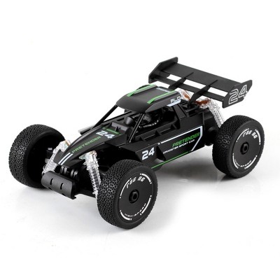 INFURNIC Toy Vehicles Spray Light RC Racer Remote Control Racing Car Thrilling Action Fun for Kids, Black, 8.19"*4.1"*7.22"