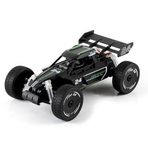 INFURNIC Toy Vehicles Spray Light RC Racer Remote Control Racing Car Thrilling Action Fun for Kids, Black, 8.19"*4.1"*7.22" - 1 of 4