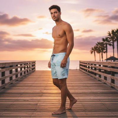 Мужские брюки UZZI Amphibious Gear Men's Pineapples Swim Trunks | Jade Large — фото 2