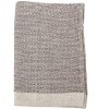 Storied Home Gray Cotton Waffle Weave Tea Towels (Set of 2) - 3 of 3