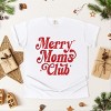 Merry Mom's Club Distressed - Women's Garment Dyed Graphic T-Shirt - 2 of 4
