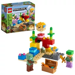 LEGO 21162 Minecraft The Freezing Taiga Region Adventure Building Toy Playset 