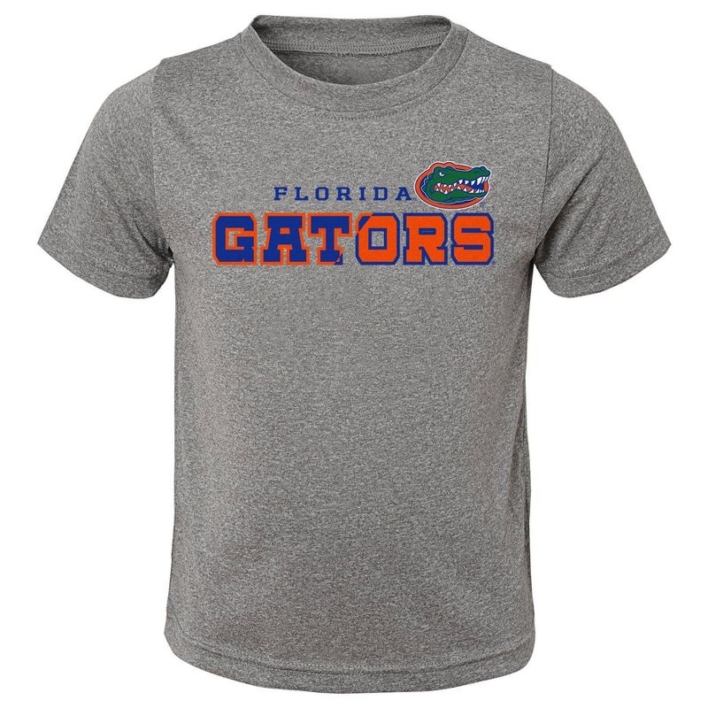 NCAA Florida Gators Boys&#39; Heather Gray Poly T-Shirt, 1 of 2