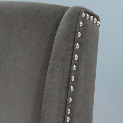 Modern Slate Polyester Swivel Home Office Desk Chair