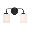 Craftmade Lighting Stowe 2 - Light Vanity in  Flat Black - 3 of 4