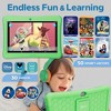 Contixo Kids 10" Tablet Bundle, 80 Disney eBooks, Bluetooth Headphones, Case & Stylus - Parental Controls - 2 of 4