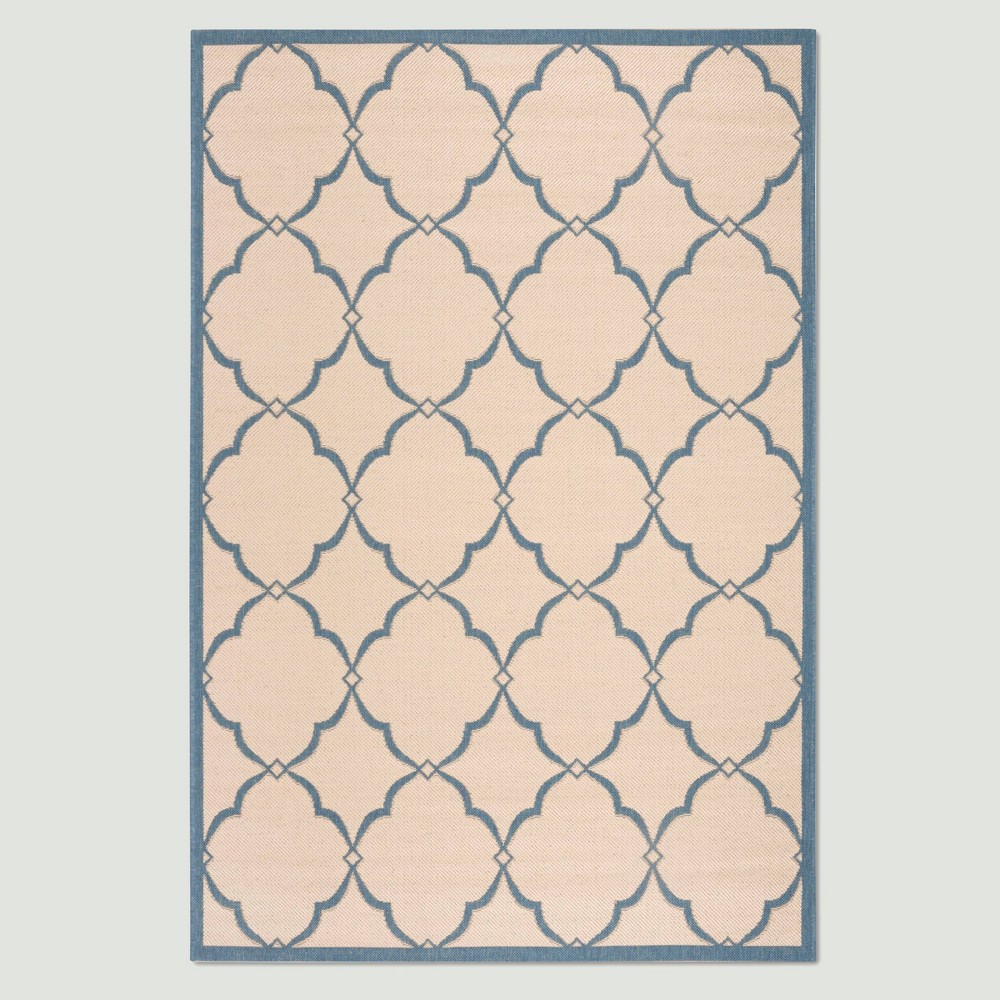  Cordia Outdoor Rug Cream/Blue