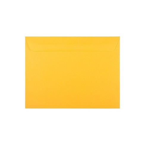 Jam Paper 9 X 12 Booklet Premium Envelopes Sunflower Yellow 100/pack ...