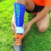 Vizari Malaga Soccer Shin Guards - Breathable & Lightweight Soccer Shin Pads with Ankle Protection - Reduces Shocks & Injuries - Adults, Youth & Kids Soccer Shin Guards with Non-Slip Adjustable Strap - 3 of 4