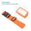 Unique Bargains Travel Luggage Adjustable Buckle Outdoor Bag Suitcase Belts 2in1 Set - 4 of 4