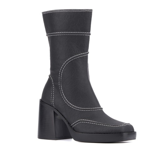 Olivia Miller Women s Pisces Mid Calf Boots 6.5 BLACK