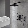 CASAINC 1-Spray Patterns with 2.5 GPM 12 Inches Wall Mount Dual Shower Heads with Body Sprays - 2 of 4