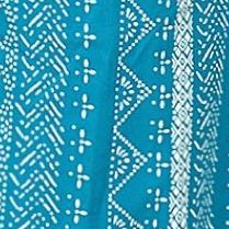 turq blue batik stripe