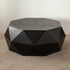 Sapphtopaz Modern Minimalist Coffee Table Wood End Table Living Room Tables Home Decor Round Center Table for Living Room, Office - 3 of 4