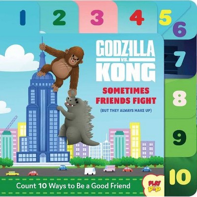 Godzilla vs. Kong: Sometimes Friends Fight - (Playpop) (Board Book)