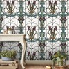 Veer Decor Floral Stained Glass Wallpaper - 2 of 4