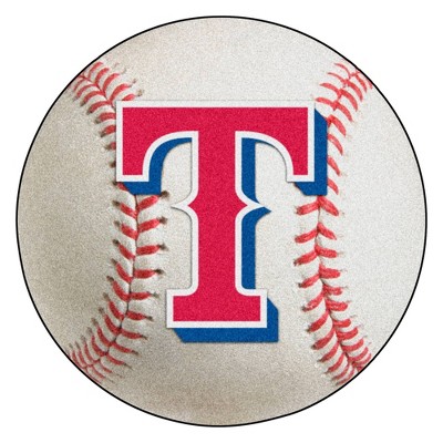 MLB Texas Rangers 27"x27" Baseball Rug
