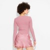 Women's Long Sleeve Ribbed Boat Neck Top - Wild Fable™ - 3 of 4