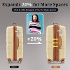 Kumasinova Hardshell PP Luggage Set of 4,Lightweight&Durable Spinner Suitcases with TSA Lock,Impact-Resistant Luggage,14/20/24/28" - 4 of 4