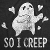 Womens So I Creep T Shirt Funny Halloween TLC Song Tee - Crazy Dog Women's T Shirt - 2 of 4