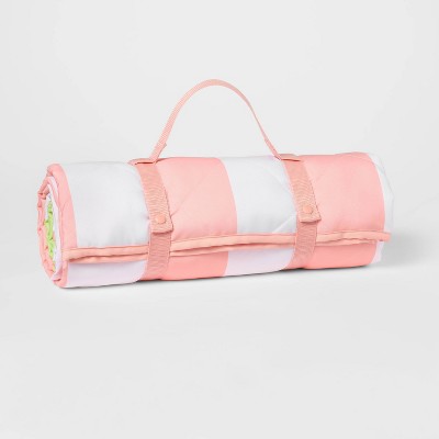 Picnic Blanket Pink Broken Striped - Sun Squad&#8482;_2