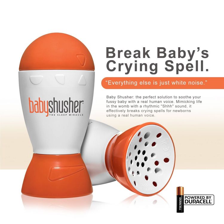 Baby Shusher Sleep Soother Sound Machine: Battery Powered, Portable, Includes User Guide, 2 of 5