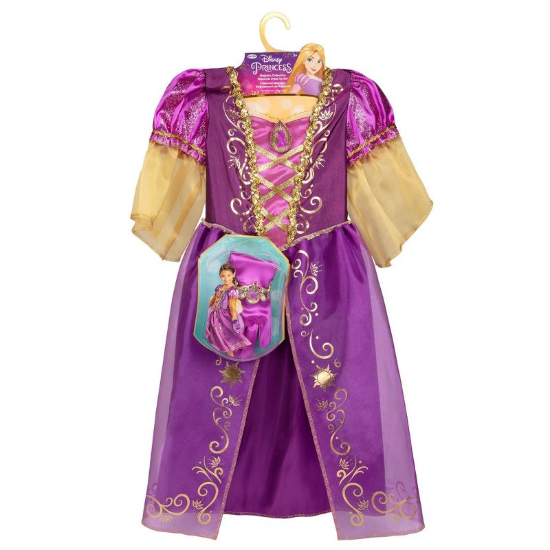 Disney Princess Rapunzel Majestic Dress with Bracelet and Gloves, 3 of 10