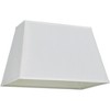 Springcrest Set of 2 Rectangular Lamp Shades White Large 14" Wide x 6" Deep at Top 18" Wide x 12" Deep at Bottom 12" High Spider Harp Finial - 4 of 4