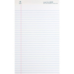 Business Source Legal Pads Legal Ruled 50 Sht 8-1/2"x14" 12Pack WE 63109 - 1 of 1