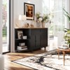 Aheaplus 55" Coffee Bar Cabinet with Adjustable Shelves and Drawers, Corner Buffet Cabinet with Wine Rack - 2 of 4