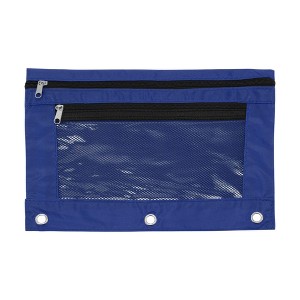 Unique Bargains Pencil Case for 3 Ring Binder Double Layer Smooth Zipper for Folders - 1 of 4