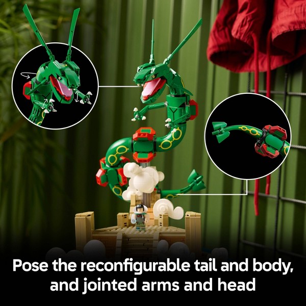 LEGO Pokémon Rayquaza Decoración Set de Construcción 72168 4
